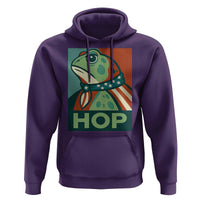 Hop Patriotic Frog Hoodie Resist Protest Poster Graphic - Wonder Print Shop