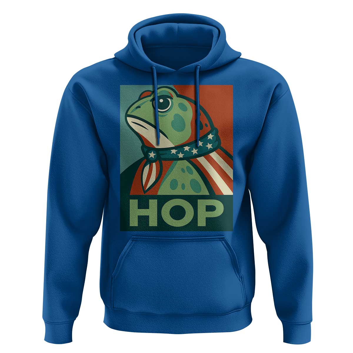 Hop Patriotic Frog Hoodie Resist Protest Poster Graphic - Wonder Print Shop