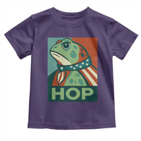 Hop Patriotic Frog Toddler T Shirt Resist Protest Poster Graphic - Wonder Print Shop