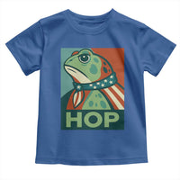 Hop Patriotic Frog Toddler T Shirt Resist Protest Poster Graphic - Wonder Print Shop