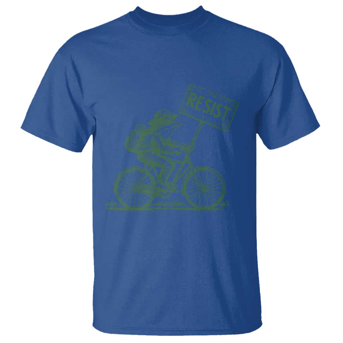 Cycling Protest Frog T Shirt Resist Free Portland Retro Graphic - Wonder Print Shop