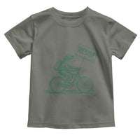 Cycling Protest Frog Toddler T Shirt Resist Free Portland Retro Graphic - Wonder Print Shop