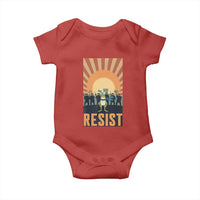 Frog Resist Baby Onesie Bold Protest Free Portland - Wonder Print Shop