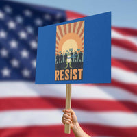 Frog Resist Protest Sign Bold Protest Free Portland - Wonder Print Shop