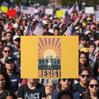 Frog Resist Protest Sign Bold Protest Free Portland - Wonder Print Shop