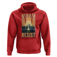 Frog Resist Hoodie Bold Protest Free Portland - Wonder Print Shop