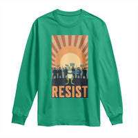 Frog Resist Long Sleeve Shirt Bold Protest Free Portland - Wonder Print Shop