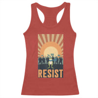 Frog Resist Racerback Tank Top Bold Protest Free Portland - Wonder Print Shop