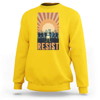 Frog Resist Sweatshirt Bold Protest Free Portland - Wonder Print Shop