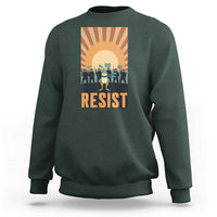 Frog Resist Sweatshirt Bold Protest Free Portland - Wonder Print Shop