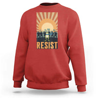 Frog Resist Sweatshirt Bold Protest Free Portland - Wonder Print Shop