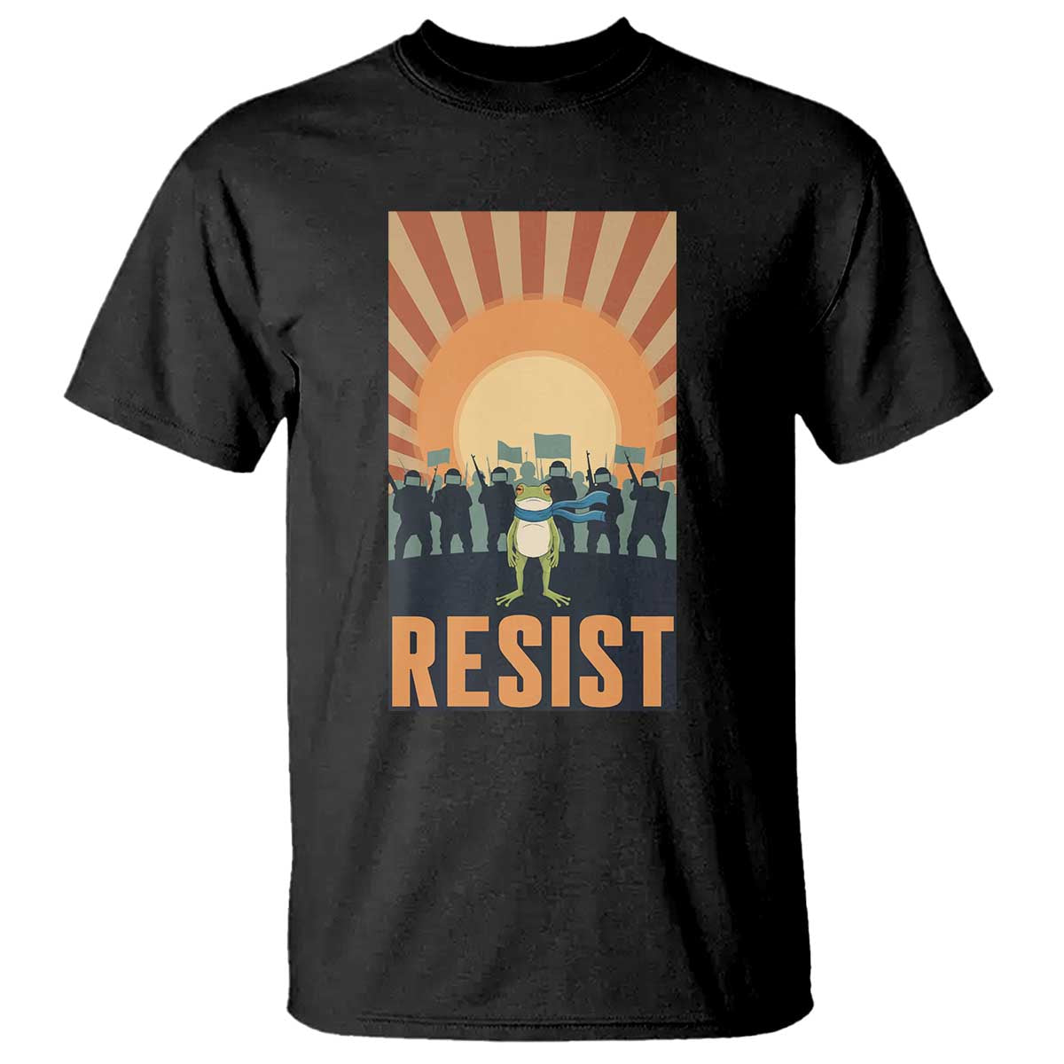 Frog Resist T Shirt Bold Protest Free Portland - Wonder Print Shop