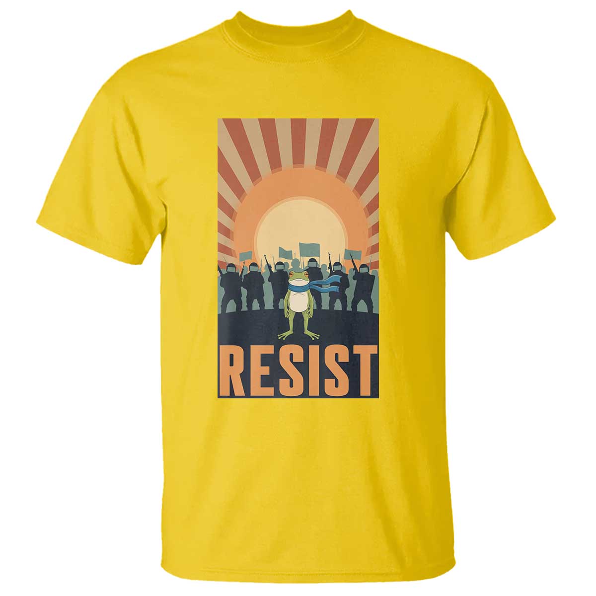 Frog Resist T Shirt Bold Protest Free Portland - Wonder Print Shop