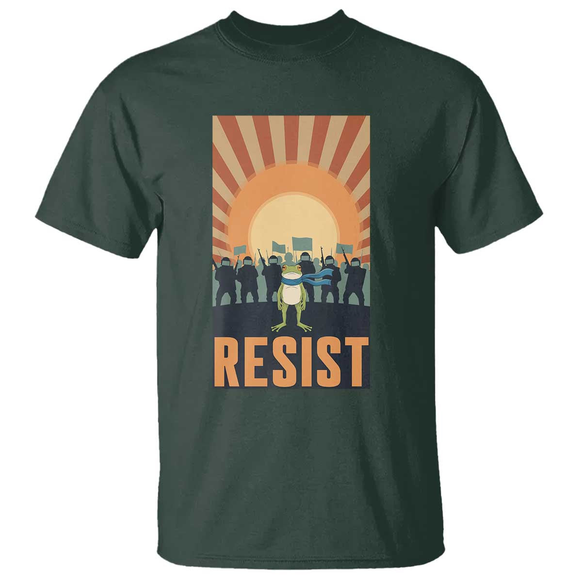 Frog Resist T Shirt Bold Protest Free Portland - Wonder Print Shop