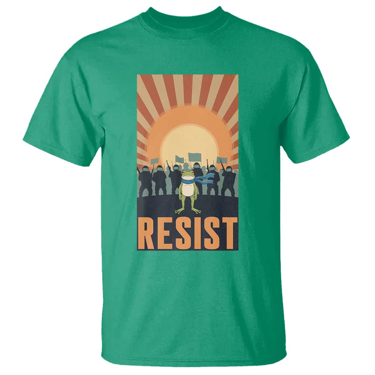 Frog Resist T Shirt Bold Protest Free Portland - Wonder Print Shop