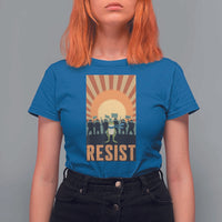 Frog Resist T Shirt For Women Bold Protest Free Portland - Wonder Print Shop