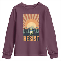Frog Resist Youth Sweatshirt Bold Protest Free Portland - Wonder Print Shop
