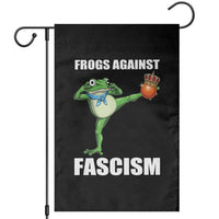 Frogs Against Fascism Garden Flag No Fascist No Kings Funny Portland Frog Protest - Wonder Print Shop