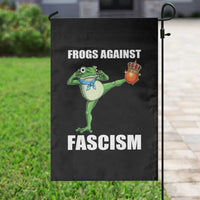 Frogs Against Fascism Garden Flag No Fascist No Kings Funny Portland Frog Protest - Wonder Print Shop