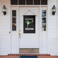 Frogs Against Fascism Garden Flag No Fascist No Kings Funny Portland Frog Protest - Wonder Print Shop