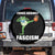 Frogs Against Fascism Spare Tire Cover No Fascist No Kings Funny Portland Frog Protest - Wonder Print Shop