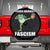 Frogs Against Fascism Spare Tire Cover No Fascist No Kings Funny Portland Frog Protest - Wonder Print Shop
