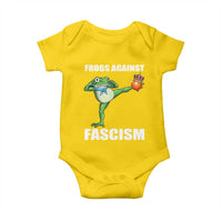 Frogs Against Fascism Baby Onesie No Fascist No Kings Funny Portland Frog Protest - Wonder Print Shop