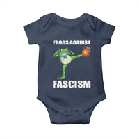 Frogs Against Fascism Baby Onesie No Fascist No Kings Funny Portland Frog Protest - Wonder Print Shop