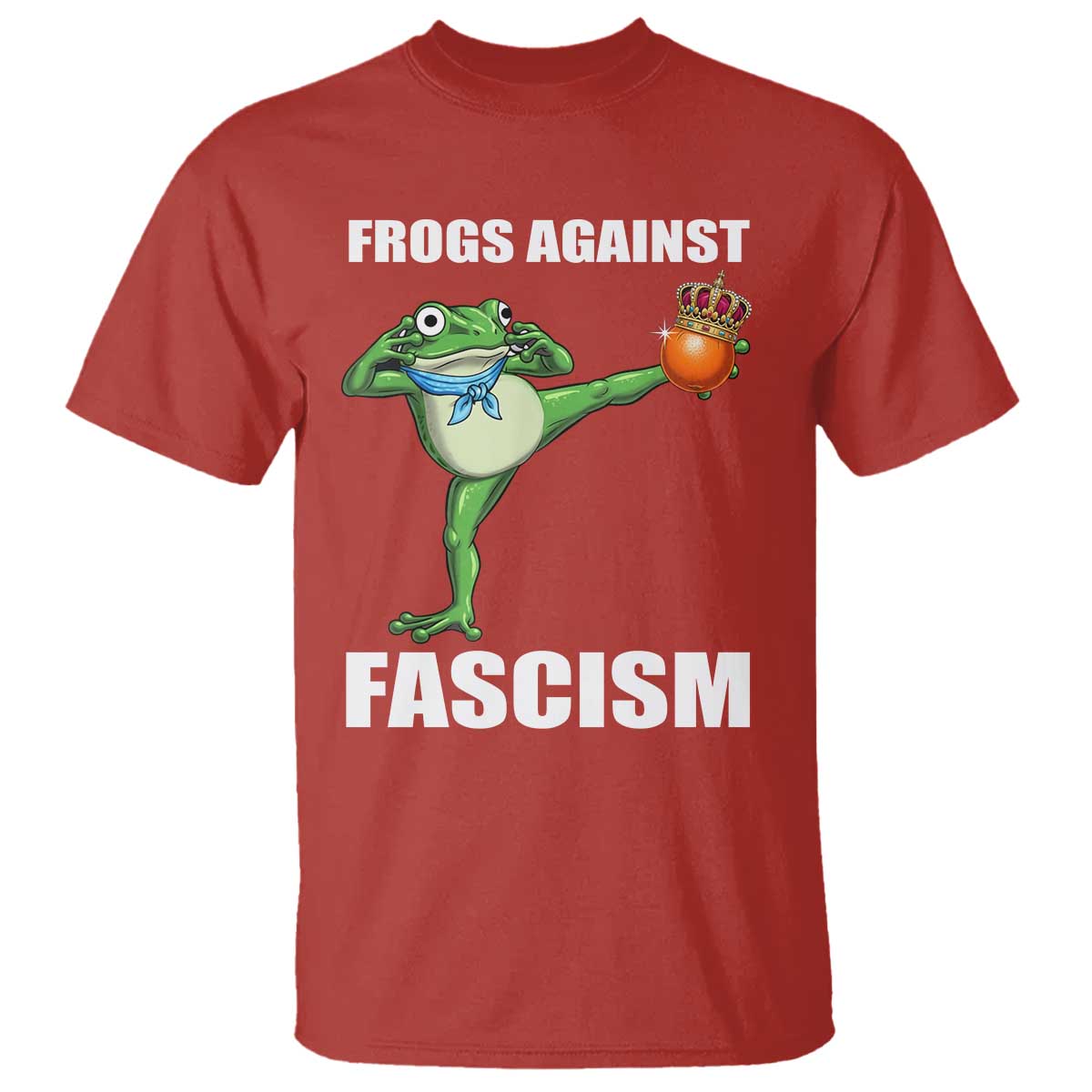 Frogs Against Fascism T Shirt No Fascist No Kings Funny Portland Frog Protest - Wonder Print Shop