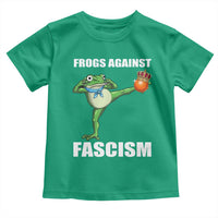 Frogs Against Fascism Toddler T Shirt No Fascist No Kings Funny Portland Frog Protest - Wonder Print Shop