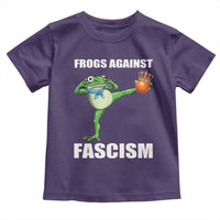 Frogs Against Fascism Toddler T Shirt No Fascist No Kings Funny Portland Frog Protest - Wonder Print Shop