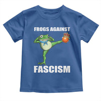 Frogs Against Fascism Toddler T Shirt No Fascist No Kings Funny Portland Frog Protest - Wonder Print Shop