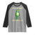 United We Ribbit Frog Protest Raglan Shirt Divided We Croak Free Portland Resist 2025 - Wonder Print Shop