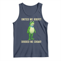 United We Ribbit Frog Protest Tank Top Divided We Croak Free Portland Resist 2025 - Wonder Print Shop