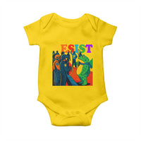 Rainbow Street Protest Frog Baby Onesie Resist LGBTQ+ Solidarity - Wonder Print Shop