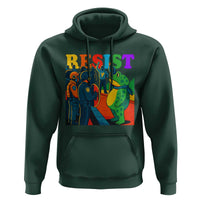 Rainbow Street Protest Frog Hoodie Resist LGBTQ+ Solidarity - Wonder Print Shop