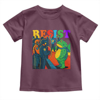 Rainbow Street Protest Frog Toddler T Shirt Resist LGBTQ+ Solidarity - Wonder Print Shop