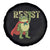 Resist Super Frog Spare Tire Cover Free Portland Political Satire Retro Graphic - Wonder Print Shop
