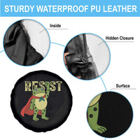 Resist Super Frog Spare Tire Cover Free Portland Political Satire Retro Graphic - Wonder Print Shop