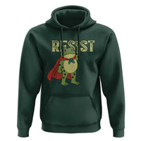Resist Super Frog Hoodie Free Portland Political Satire Retro Graphic - Wonder Print Shop