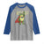 Resist Super Frog Raglan Shirt Free Portland Political Satire Retro Graphic - Wonder Print Shop