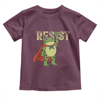 Resist Super Frog Toddler T Shirt Free Portland Political Satire Retro Graphic - Wonder Print Shop