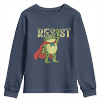 Resist Super Frog Youth Sweatshirt Free Portland Political Satire Retro Graphic - Wonder Print Shop
