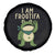 I Am Frogtifa Spare Tire Cover Frog Resist Antifascist with Raised Fist Bandana - Wonder Print Shop