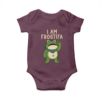 I Am Frogtifa Baby Onesie Frog Resist Antifascist with Raised Fist Bandana - Wonder Print Shop