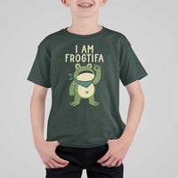 I Am Frogtifa T Shirt For Kid Frog Resist Antifascist with Raised Fist Bandana - Wonder Print Shop