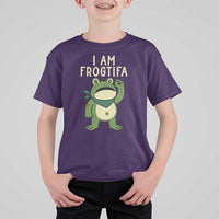 I Am Frogtifa T Shirt For Kid Frog Resist Antifascist with Raised Fist Bandana - Wonder Print Shop