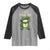 I Am Frogtifa Raglan Shirt Frog Resist Antifascist with Raised Fist Bandana - Wonder Print Shop