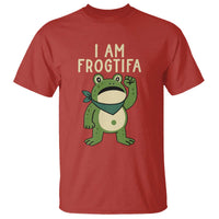 I Am Frogtifa T Shirt Frog Resist Antifascist with Raised Fist Bandana - Wonder Print Shop