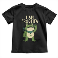 I Am Frogtifa Toddler T Shirt Frog Resist Antifascist with Raised Fist Bandana - Wonder Print Shop